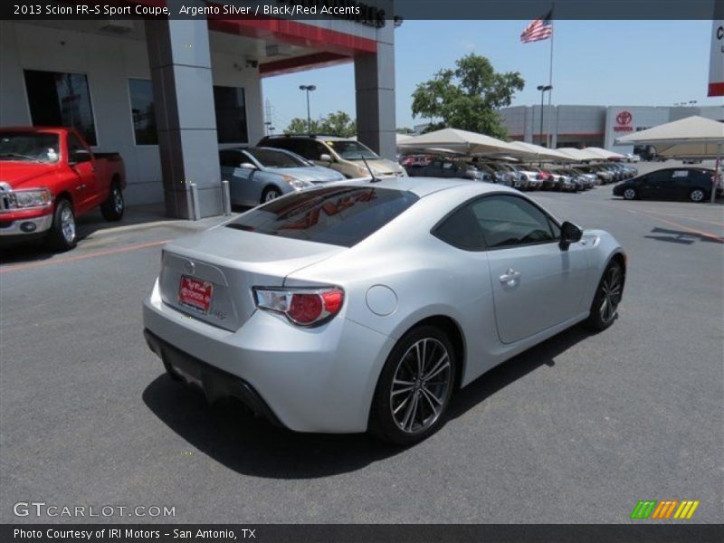 Argento Silver / Black/Red Accents 2013 Scion FR-S Sport Coupe