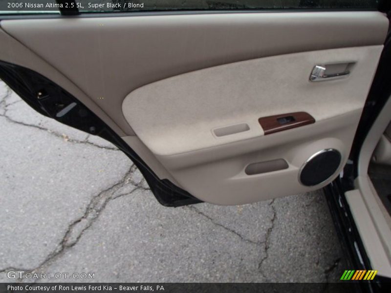 Super Black / Blond 2006 Nissan Altima 2.5 SL