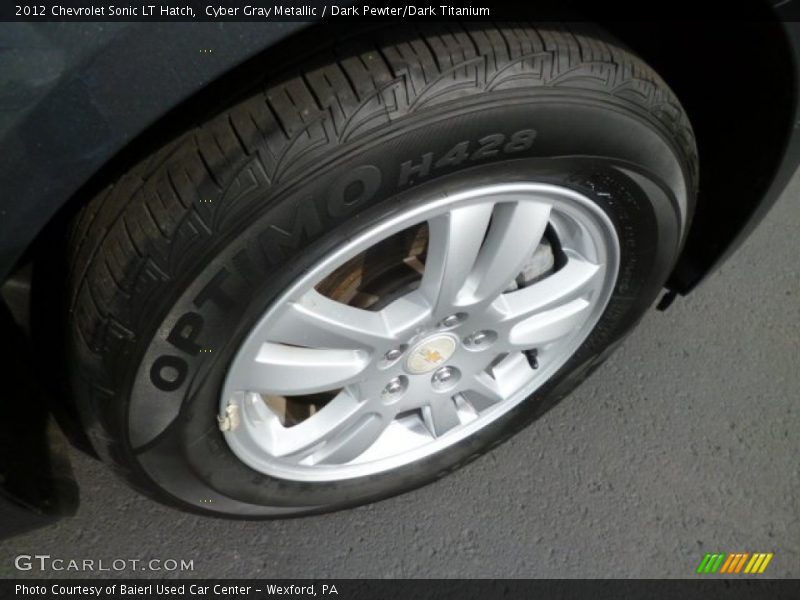 Cyber Gray Metallic / Dark Pewter/Dark Titanium 2012 Chevrolet Sonic LT Hatch