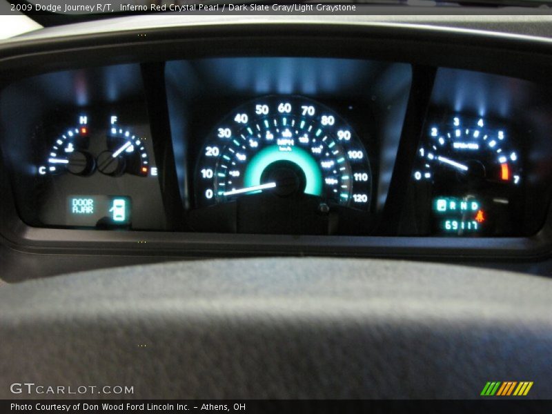 Inferno Red Crystal Pearl / Dark Slate Gray/Light Graystone 2009 Dodge Journey R/T