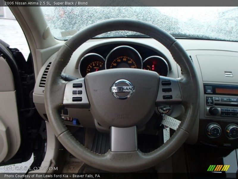 Super Black / Blond 2006 Nissan Altima 2.5 SL