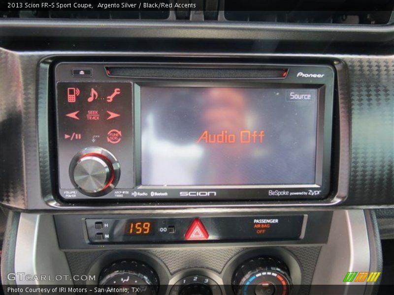Argento Silver / Black/Red Accents 2013 Scion FR-S Sport Coupe