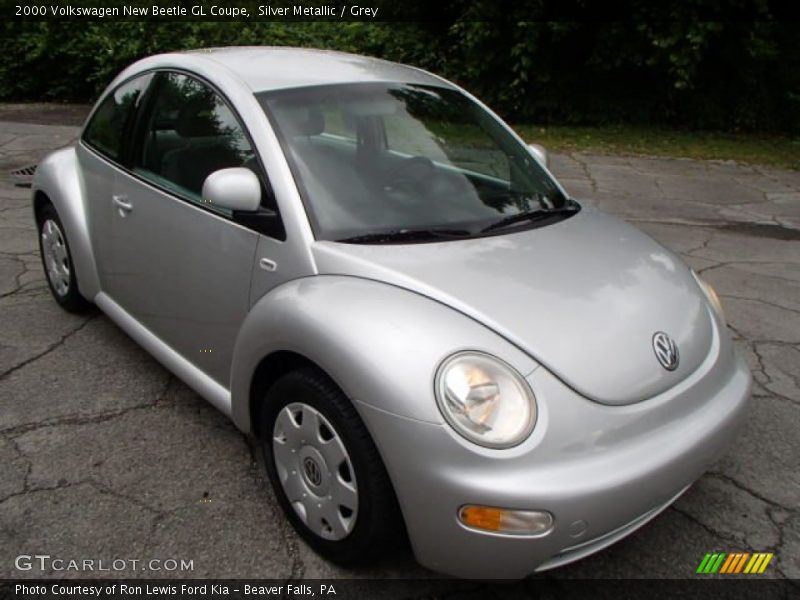 Silver Metallic / Grey 2000 Volkswagen New Beetle GL Coupe