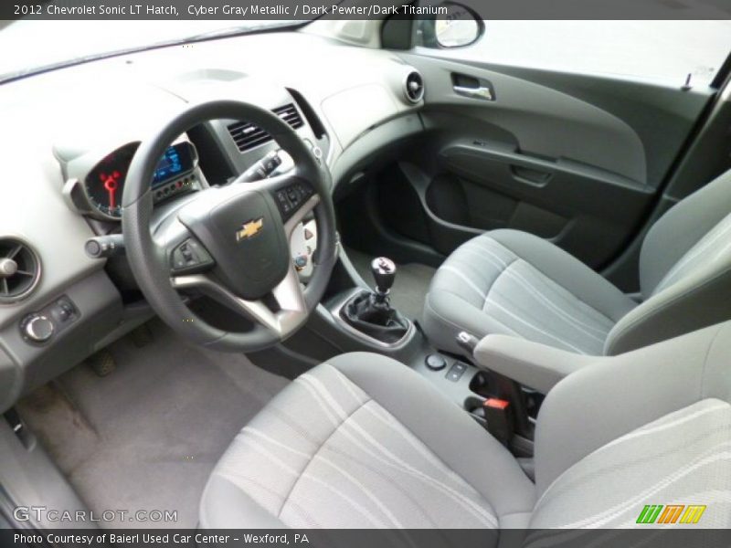 Dark Pewter/Dark Titanium Interior - 2012 Sonic LT Hatch 