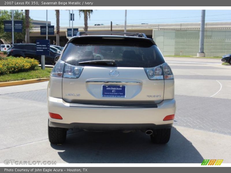 Savannah Beige Metallic / Ivory 2007 Lexus RX 350