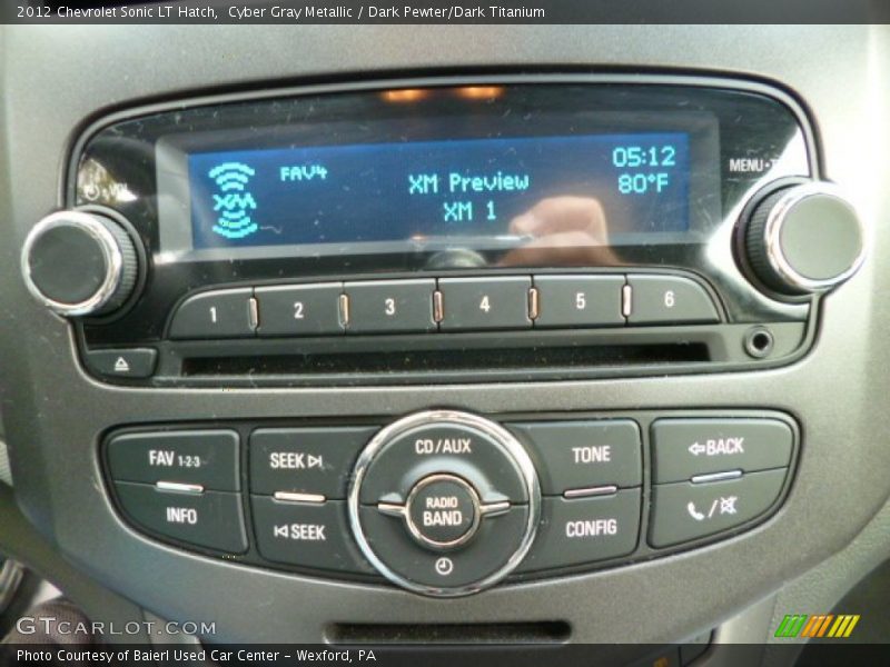 Audio System of 2012 Sonic LT Hatch