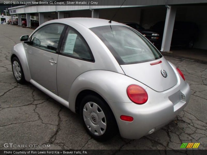 Silver Metallic / Grey 2000 Volkswagen New Beetle GL Coupe
