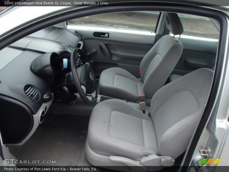 Silver Metallic / Grey 2000 Volkswagen New Beetle GL Coupe