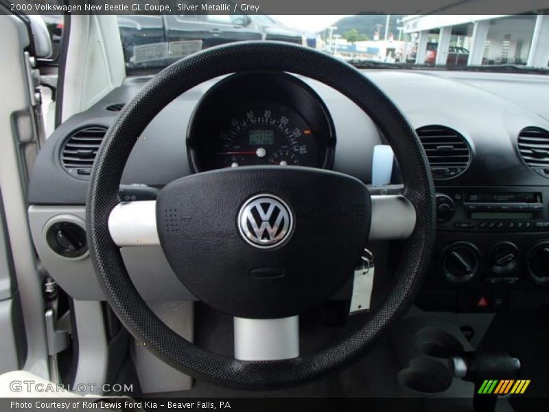 Silver Metallic / Grey 2000 Volkswagen New Beetle GL Coupe