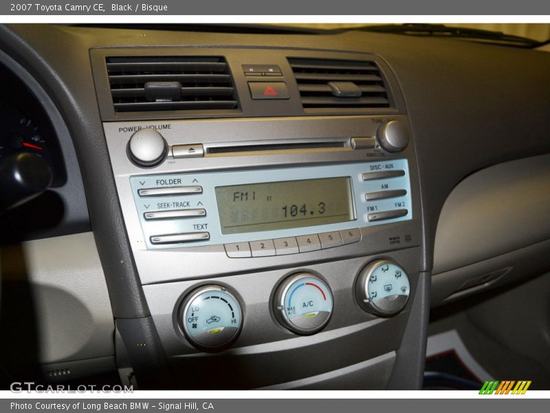 Black / Bisque 2007 Toyota Camry CE
