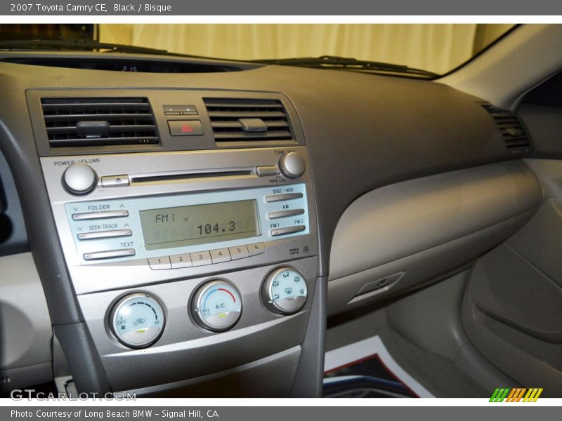 Black / Bisque 2007 Toyota Camry CE