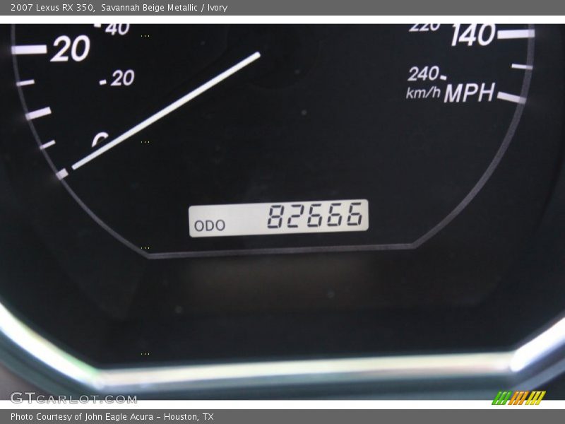 Savannah Beige Metallic / Ivory 2007 Lexus RX 350
