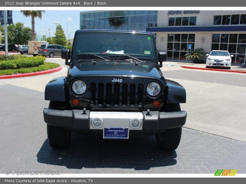 Black / Black 2012 Jeep Wrangler Unlimited Sahara 4x4