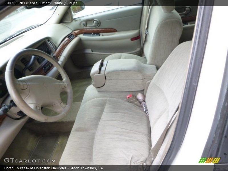 White / Taupe 2002 Buick LeSabre Custom