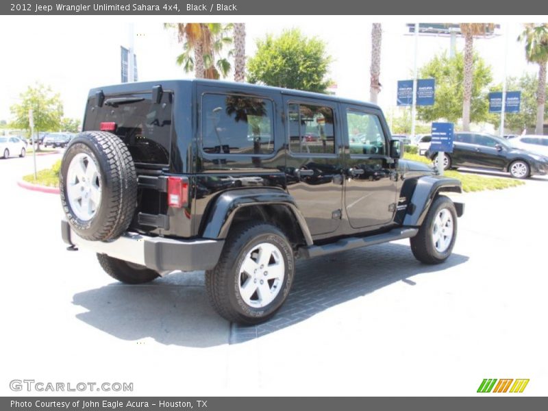 Black / Black 2012 Jeep Wrangler Unlimited Sahara 4x4