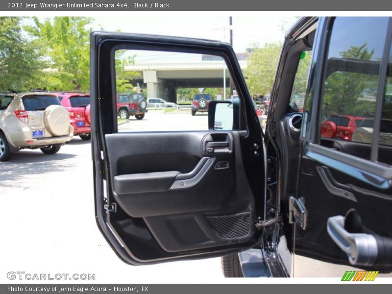 Black / Black 2012 Jeep Wrangler Unlimited Sahara 4x4