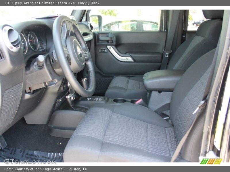 Black / Black 2012 Jeep Wrangler Unlimited Sahara 4x4