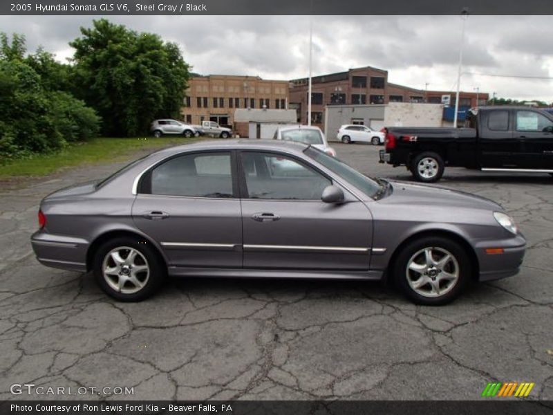 Steel Gray / Black 2005 Hyundai Sonata GLS V6