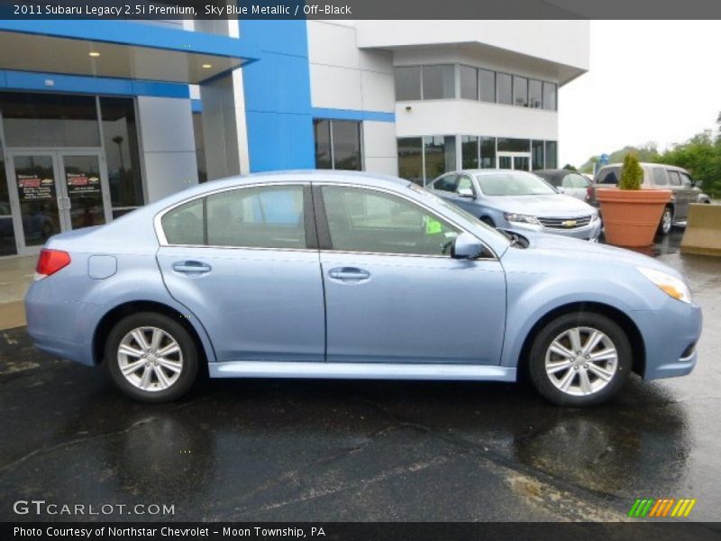 Sky Blue Metallic / Off-Black 2011 Subaru Legacy 2.5i Premium