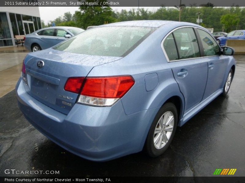 Sky Blue Metallic / Off-Black 2011 Subaru Legacy 2.5i Premium