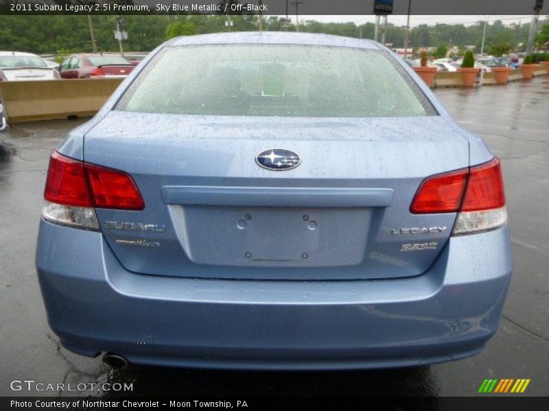 Sky Blue Metallic / Off-Black 2011 Subaru Legacy 2.5i Premium
