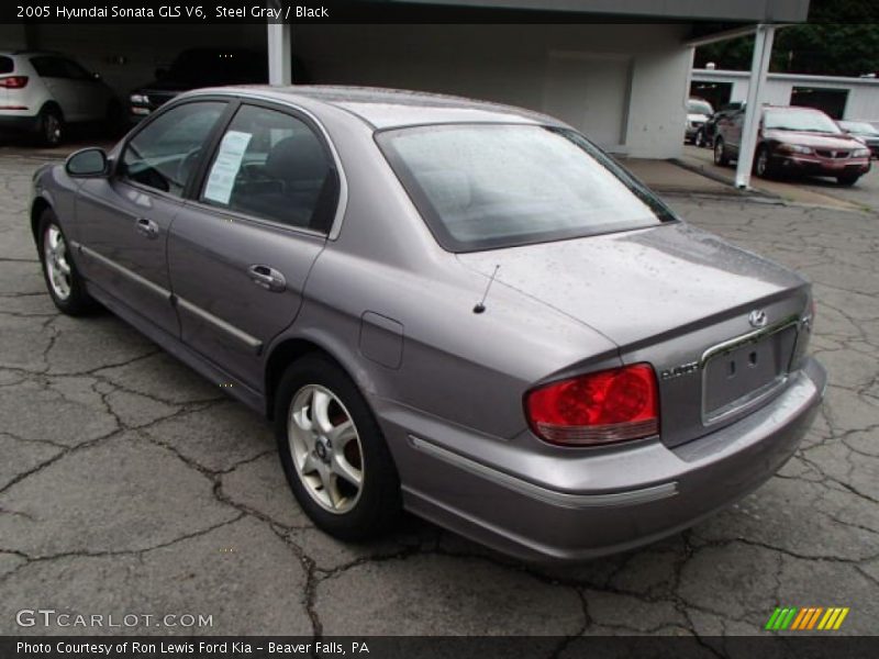Steel Gray / Black 2005 Hyundai Sonata GLS V6