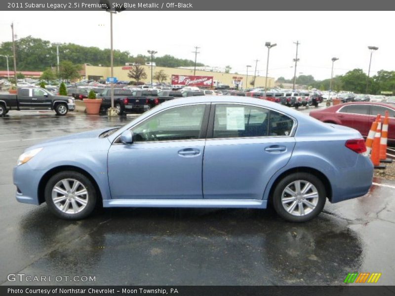 Sky Blue Metallic / Off-Black 2011 Subaru Legacy 2.5i Premium