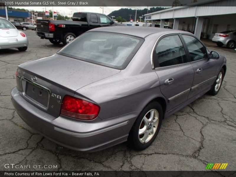 Steel Gray / Black 2005 Hyundai Sonata GLS V6