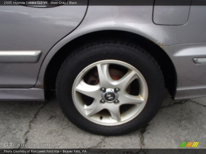 Steel Gray / Black 2005 Hyundai Sonata GLS V6