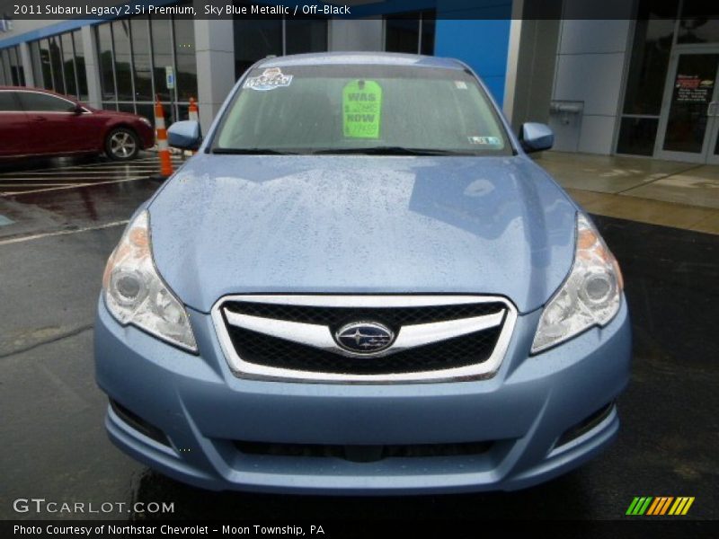 Sky Blue Metallic / Off-Black 2011 Subaru Legacy 2.5i Premium