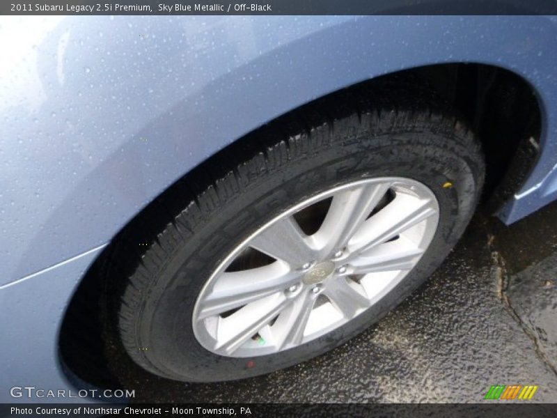 Sky Blue Metallic / Off-Black 2011 Subaru Legacy 2.5i Premium