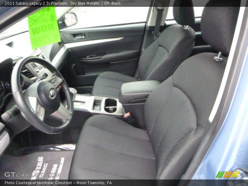 Sky Blue Metallic / Off-Black 2011 Subaru Legacy 2.5i Premium