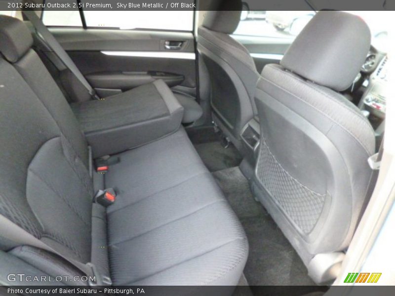 Sky Blue Metallic / Off Black 2012 Subaru Outback 2.5i Premium