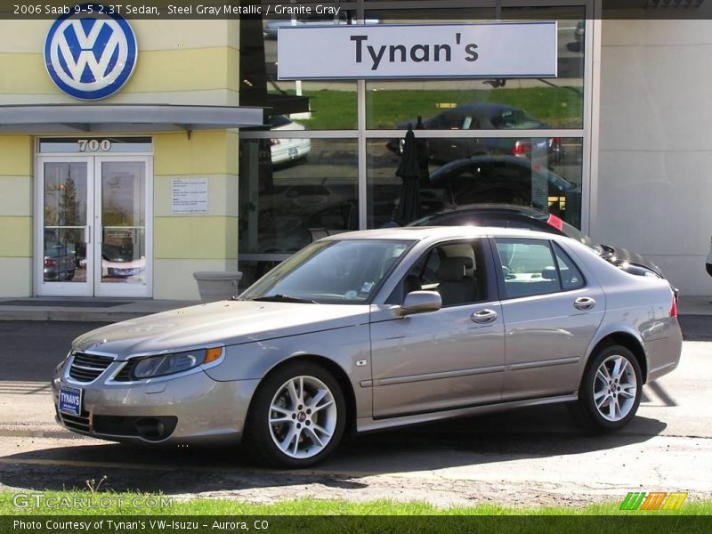 Steel Gray Metallic / Granite Gray 2006 Saab 9-5 2.3T Sedan