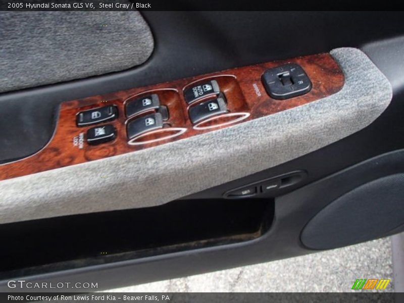 Steel Gray / Black 2005 Hyundai Sonata GLS V6