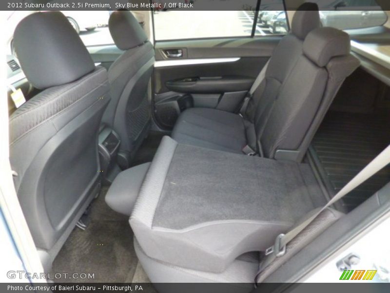 Sky Blue Metallic / Off Black 2012 Subaru Outback 2.5i Premium