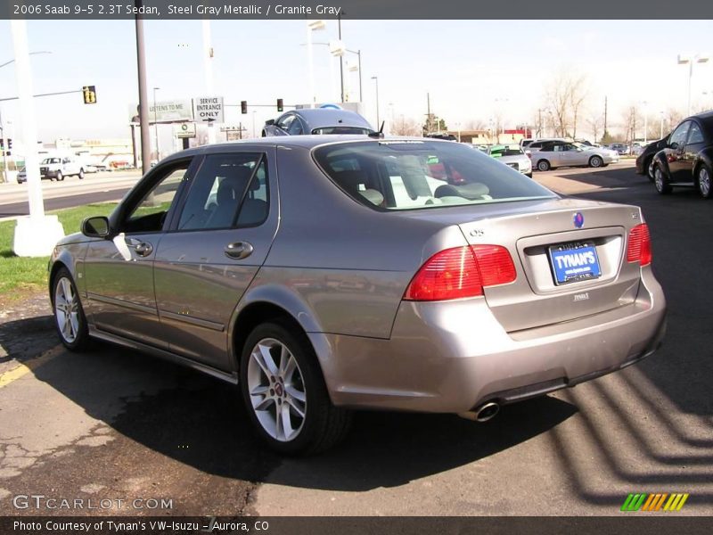 Steel Gray Metallic / Granite Gray 2006 Saab 9-5 2.3T Sedan