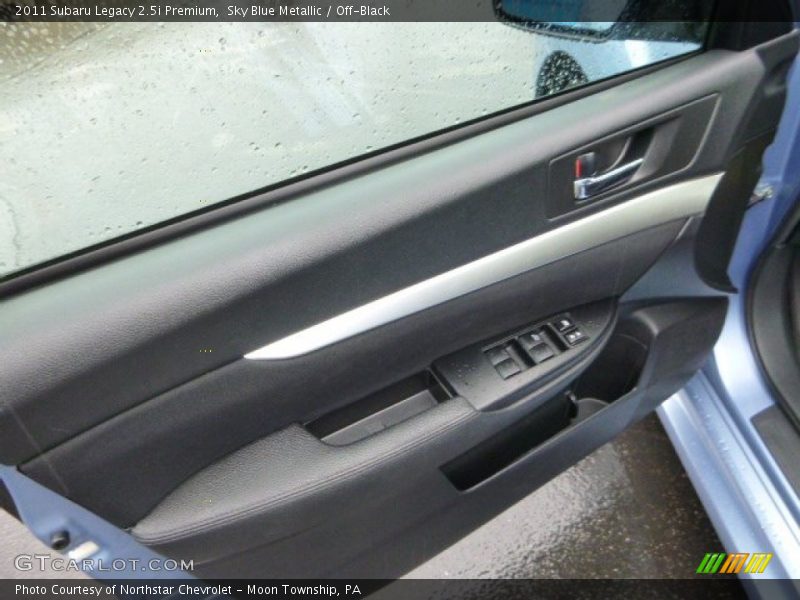 Sky Blue Metallic / Off-Black 2011 Subaru Legacy 2.5i Premium