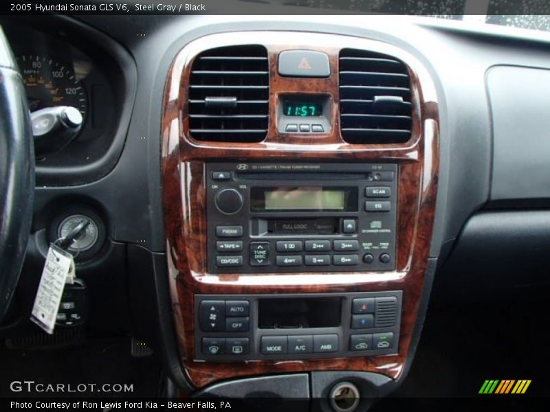 Steel Gray / Black 2005 Hyundai Sonata GLS V6