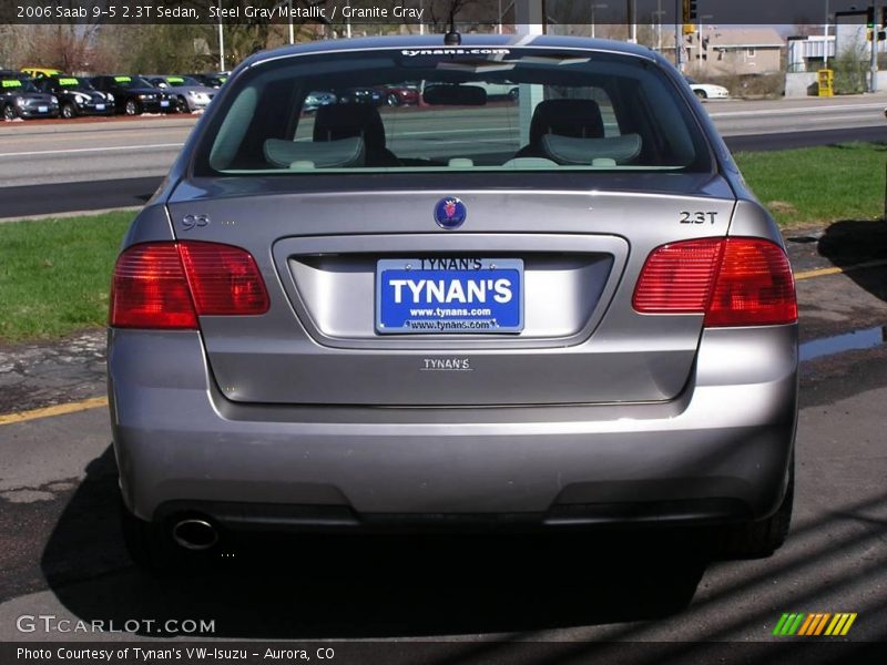 Steel Gray Metallic / Granite Gray 2006 Saab 9-5 2.3T Sedan