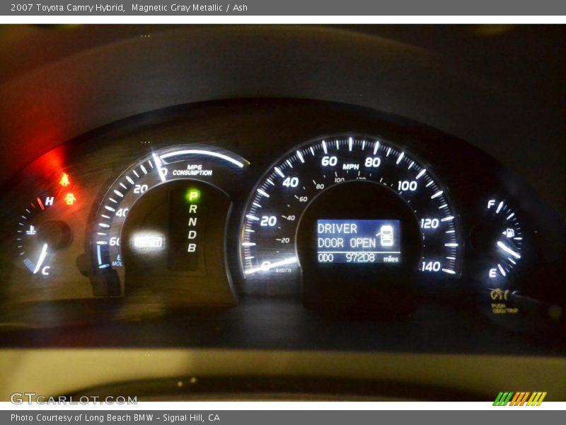 Magnetic Gray Metallic / Ash 2007 Toyota Camry Hybrid