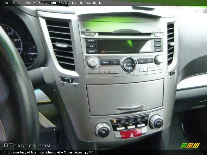 Sky Blue Metallic / Off-Black 2011 Subaru Legacy 2.5i Premium