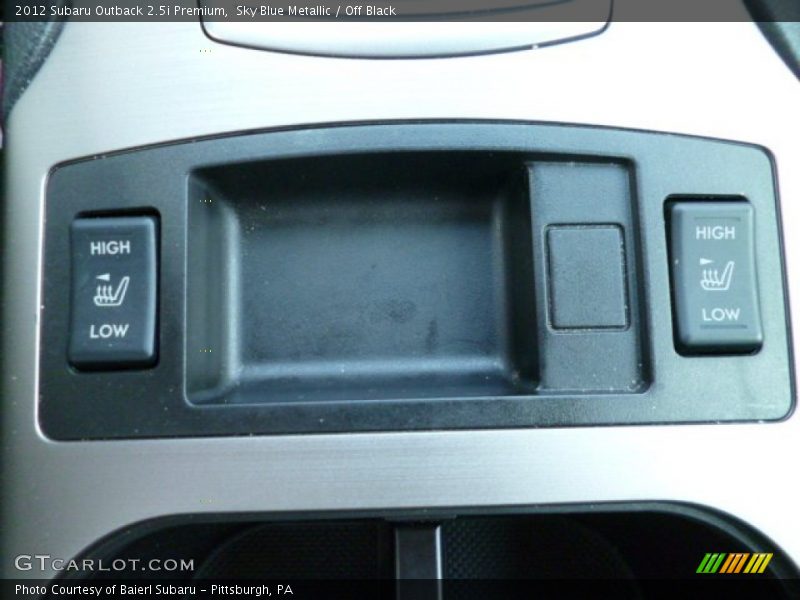 Sky Blue Metallic / Off Black 2012 Subaru Outback 2.5i Premium