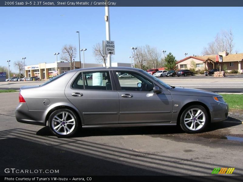 Steel Gray Metallic / Granite Gray 2006 Saab 9-5 2.3T Sedan