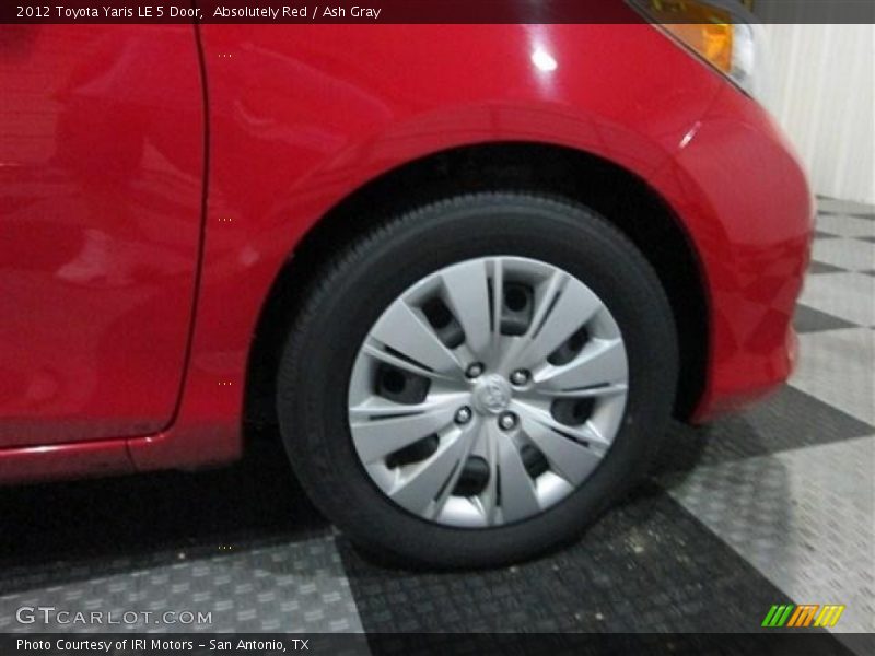 Absolutely Red / Ash Gray 2012 Toyota Yaris LE 5 Door