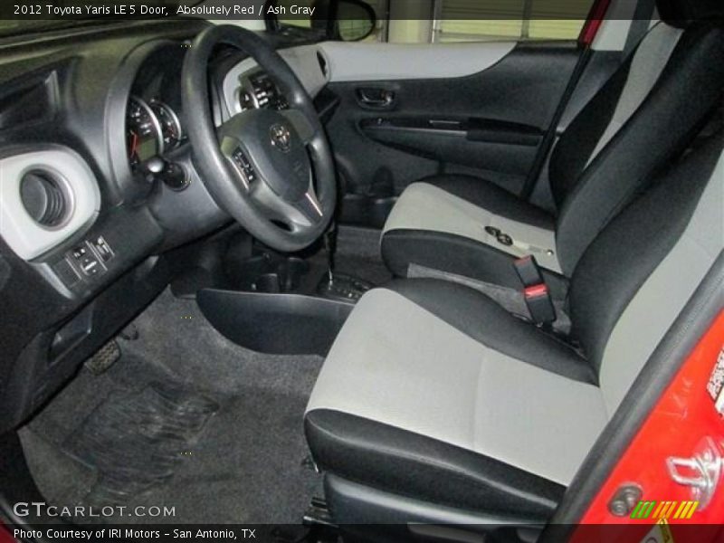 Absolutely Red / Ash Gray 2012 Toyota Yaris LE 5 Door
