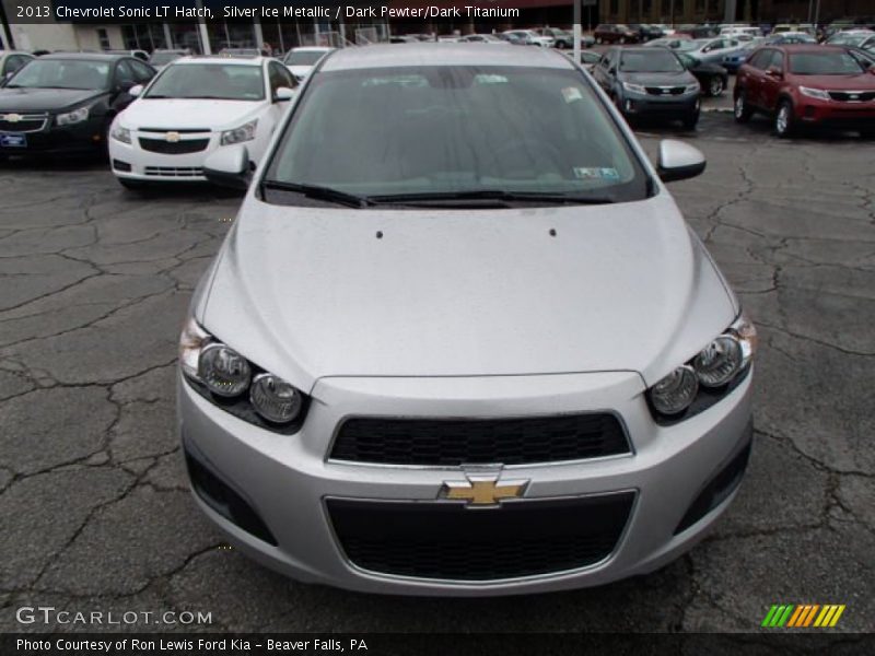 Silver Ice Metallic / Dark Pewter/Dark Titanium 2013 Chevrolet Sonic LT Hatch