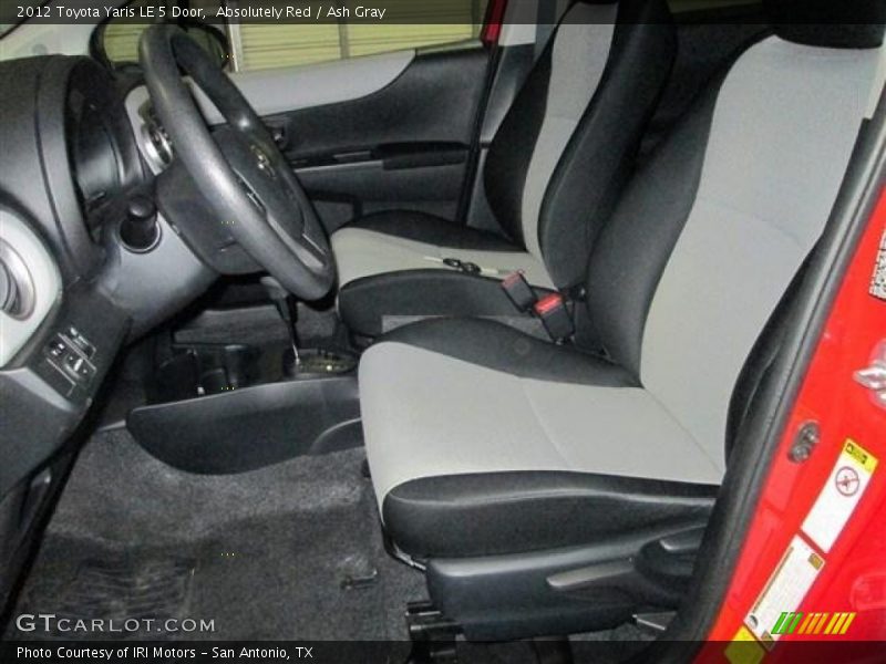 Absolutely Red / Ash Gray 2012 Toyota Yaris LE 5 Door
