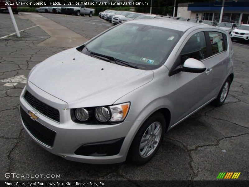 Silver Ice Metallic / Dark Pewter/Dark Titanium 2013 Chevrolet Sonic LT Hatch