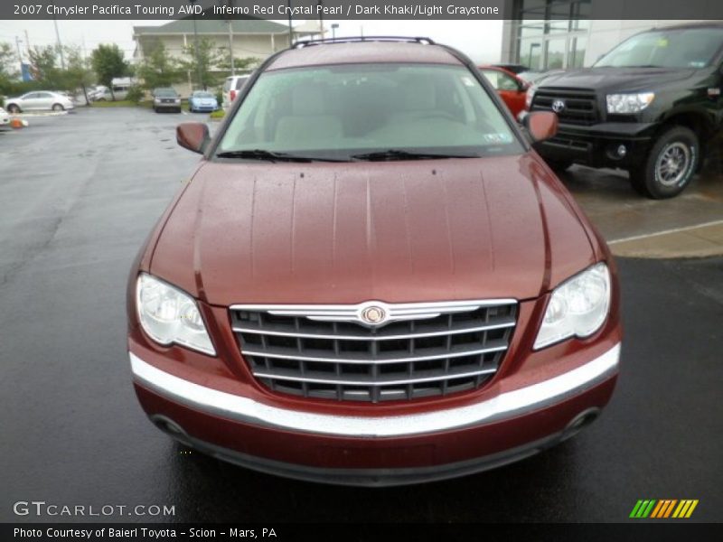 Inferno Red Crystal Pearl / Dark Khaki/Light Graystone 2007 Chrysler Pacifica Touring AWD